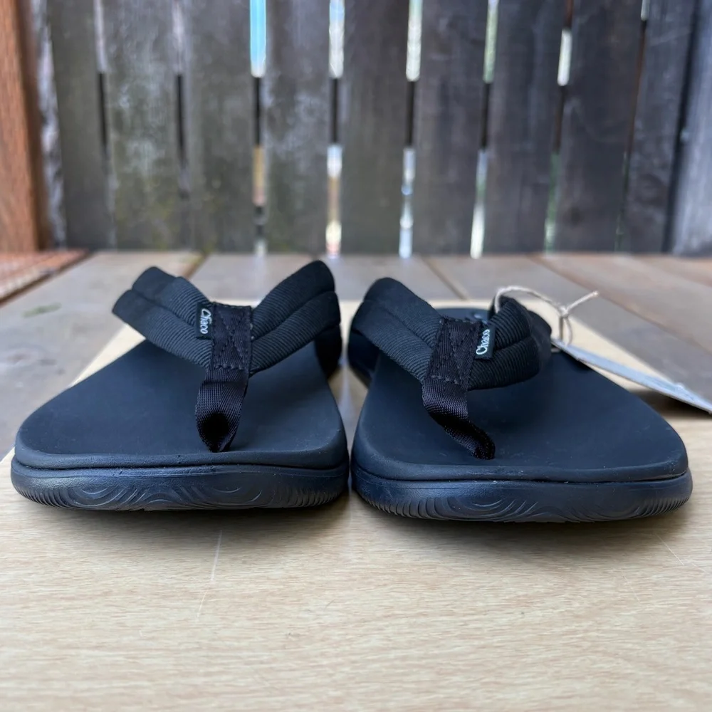 Chaco Men’s Chillos Flip Flops NWT In Tube Black Sz 10